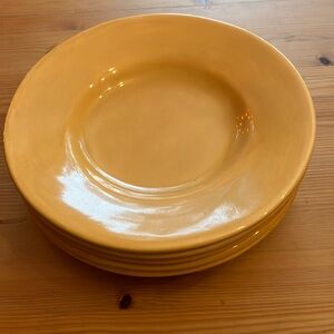 Amber Pottery Barn Sausalito salad plates